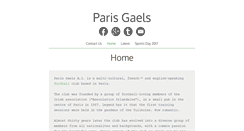 Desktop Screenshot of parisgaels.com