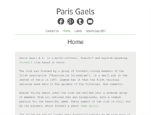 Tablet Screenshot of parisgaels.com